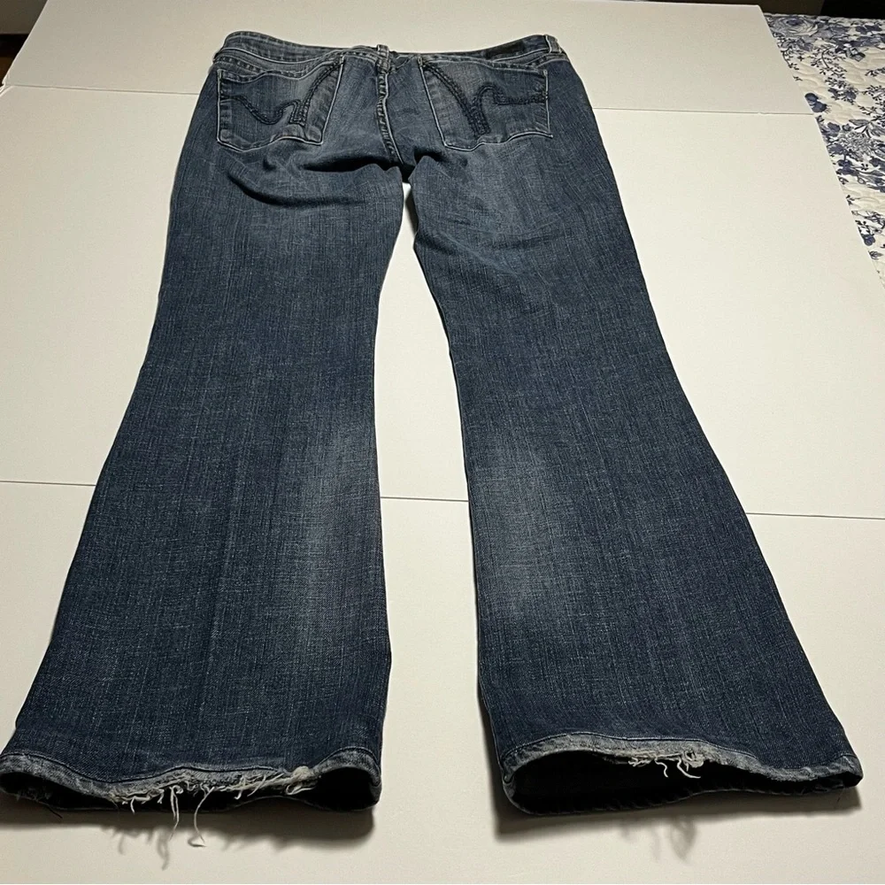 Citizens of Humanity Lily 126‎ Womens 30 Blue Denim Slim Bootcut Jean Y2K *FLAW